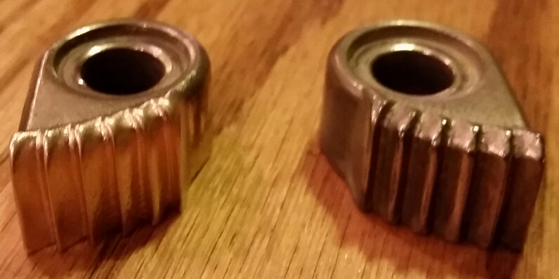 Left teeth sharpened and wire-wheeled, right original.jpg