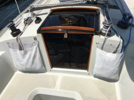 Ericson 38--One-Piece Hatch Board; More Line Bags
