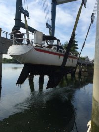 The Refitting of TRIOCHA... The Haul-Out