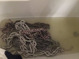 Cleaning Running Rigging