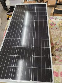 200 Watt Solar Installation on an E-38