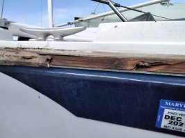 Port side bow with sealant and filler.jpg