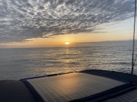 Dodger-mounted Solar Panels