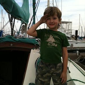 First Mate James, 5 years old