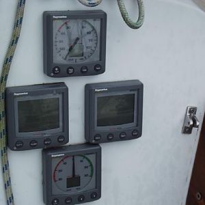 Raymarine ST60+ package connected with SeaTalk