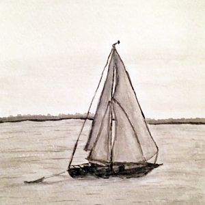 Water Color Painting of Yankee Spirit