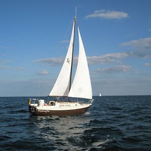 Ragamuffin Sailing on Lake Michigan 2007