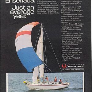 1974 ensenada ad  This is Commotion in her prime... Hull #223