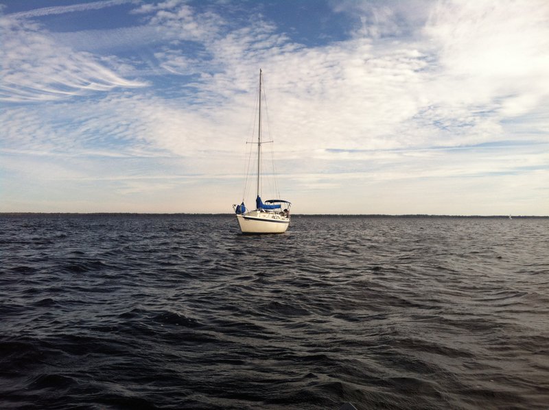 Anchored at Green Cove Springs