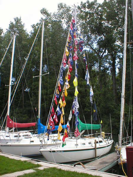 CaryonFlags
Annual Regatta Event at Ford Yacht Club where we display race flags.