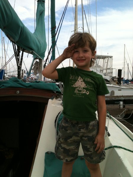 First Mate James, 5 years old