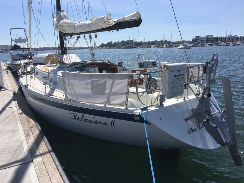 Sailomat 800 self-steering vane installed on Ericson 381 yacht