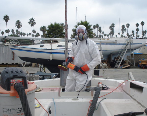 Stay Puff Marshmello Man...   Re-worked the transom where it attaches to the hull.  You'd never believe how ugly that mess was.  It is fixed now