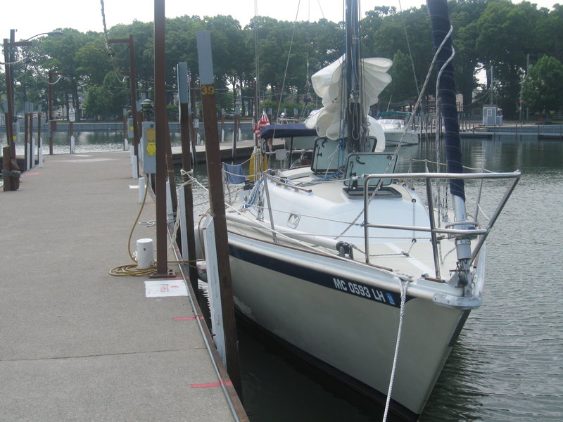 Valkyrie at Derivera Park dock